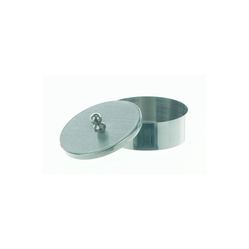 CAPSULE A EVAPORATION EN NICKEL 100 ml DIA. 90 x 16 mm AVEC COUVERCLE
