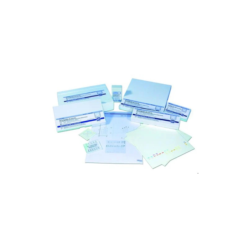 PLAQUE CCM VERRE GEL DE SILICE SIL G UV254 2,5 X 7,5 CM PAR 100