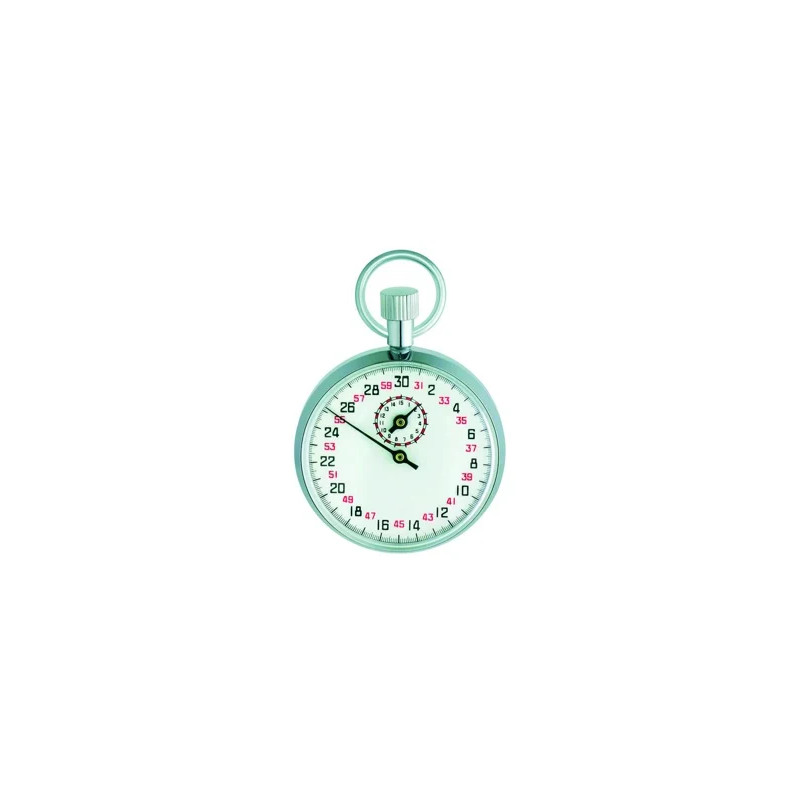CHRONOMETRE A AIGUILLE HANHART 1/5 SEC AFFICHAGE 30 MIN, BOITIER METALLIQUE DIAMETRE 55 mm