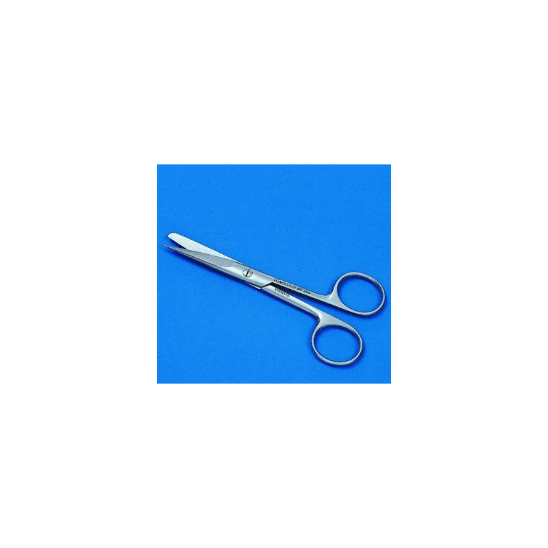 CISEAUX A DISSECTION, BOUTS MIXTES (1 RONDE ET 1 POINTUE,EXTREMITES DOITES, 130 mm