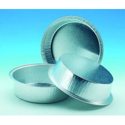 CAPSULE EN ALUMINIUM 125 ml DIAMETRE SUPERIEUR 96 mm HAUTEUR 24 mm PAR 100