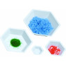 NACELLE DE PESEE HEXAGONALE ANTISTATIQUE DIAMETRE SUPERIEUR 64 MM, DIAMETRE INFERIEUR 51 MM,PAR 500