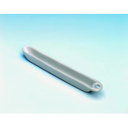 NACELLE DE COMBUSTION EN PORCELAINE, FORME BATEAU AVEC ANNEAU 100 X 12 X 10 mm