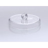 COUVERCLE POUR CREUSET EN SILICE TRANSPARENTE DIAMETRE SUPERIEUR 40 mm