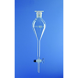 AMPOULE A DECANTER EN VERRE BOROSILICATE FORME CONIQUE SELON GILSON, CLE VERRE