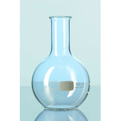 BALLON EN VERRE DURAN FOND PLAT COL ETROIT
