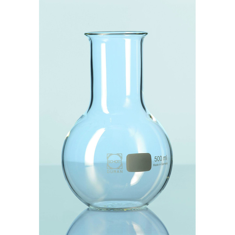 BALLON EN VERRE DURAN FOND PLAT COL LARGE