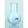 BALLON EN VERRE DURAN A FOND ROND COL LARGE 20000 DIAMETRE COL 89 MM