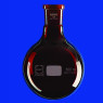 BALLON EN VERRE BRUN DURAN FOND ROND 250 ml RODAGE 29/32