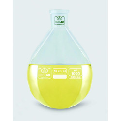 BALLON EVAPORATEUR EN VERRE FORME POIRE 500 ML RODAGE 29/32