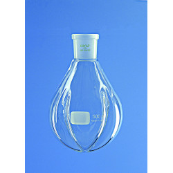 BALLON EN VERRE DURAN POUR SECHAGE DES POUDRES 2000 ML RODAGE 29/32