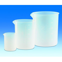 BECHER EN PFA FORME BASSE AVEC BEC VERSEUR 100 ml