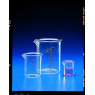 BECHER EN PMP TRANSPARENT GRADUATIONS BLEUES 500 ml