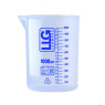 BECHER EN POLYPROPYLENE GRADUATIONS BLEUES 50 ml PAR 2