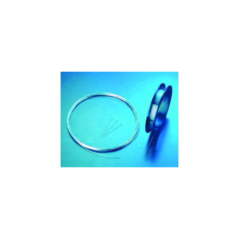 FIL DE PLATINE - IRIDIUM 90/10 DIAMETRE 0,5 mm VENDU PAR CM