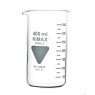 BECHER EN VERRE BOROSILICATE FORME HAUTE 25 ml PAR 10