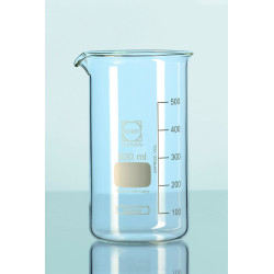 BECHER EN VERRE DURAN FORME HAUTE AVEC BEC VERSEUR 50 ml
