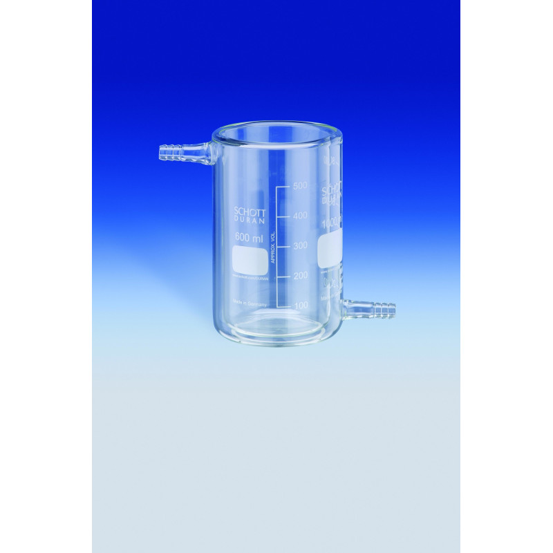 BECHER A DOUBLE ENVELOPPE EN VERRE DURAN CAPACITE 2000 ml