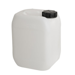 BIDON EN POLYETHYLENE HAUTE DENSITE AVEC REVETEMENT IMPERMEABLE COL A VIS S55, 5 litres AVEC BOUCHON