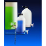 BONBONNE EN POLYETHYLENE HAUTE DENSITE A COL ETROIT 25 L, AVEC ROBINET ET BOUCHON