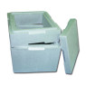 BOITE ISOLANTE EN NEOPOR 12,5 litres AVEC COUVERCLE