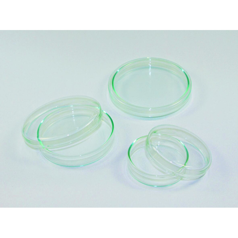 BOITE DE PETRI EN VERRE SODOCALCIQUE DIAMETRE 100 mm x HAUTEUR 20 mm