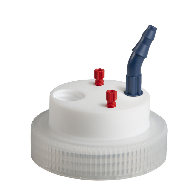 BOUCHON SAFETYWASTECAP B63 2 CONNECTEURS POUR TUYAU DIA. EXT. 2,3 ET 3,2 MM ET RACCORD 90ø