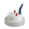 BOUCHON SAFETYWASTECAP B63 2 CONNECTEURS POUR TUYAU DIA. EXT. 2,3 ET 3,2 MM ET RACCORD 90ø