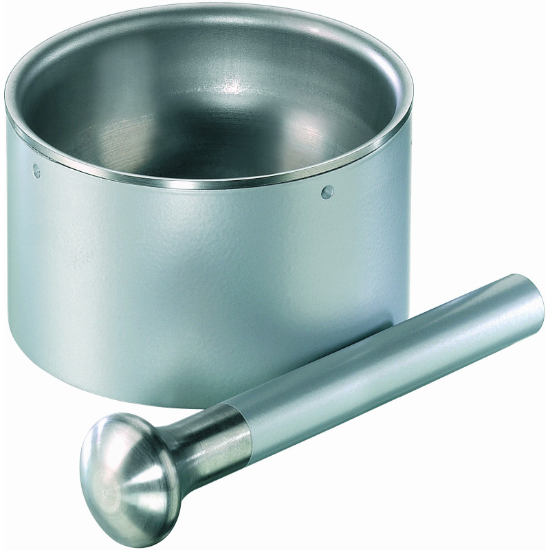 MORTIER ET PILON EN ACIER INOX