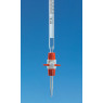 BURETTE DEMONTABLE EN VERRE BOROSILICATE BLAUBRAND CLASSE AS SCHELLBACH, AVEC ROBINET DROIT PTFE