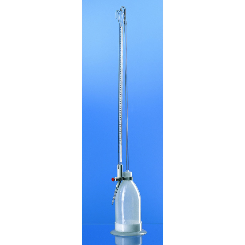 BURETTE A ZERO AUTOMATIQUE DE SCHILLING EN VERRE SILBERBRAND, CLASSE B 10 ml