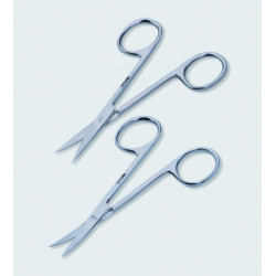 CISEAUX A DISSECTION, BOUTS POINTUS, EXTREMITES DROITES, 105 mm