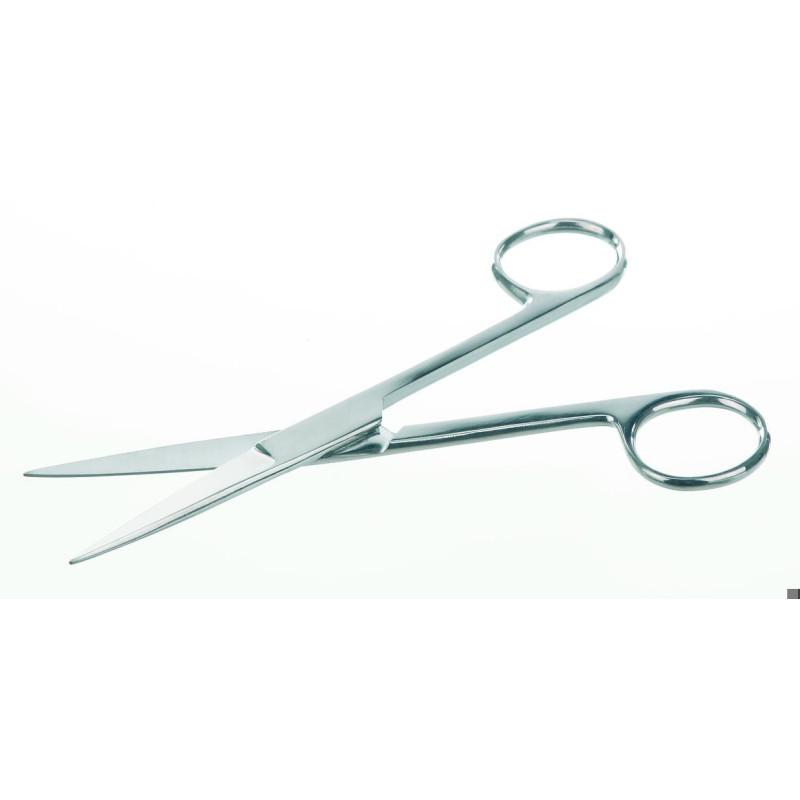 CISEAUX EN INOX BOUTS POINTU/POINTU, LONGUEUR TOTALE 160 mm