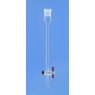 COLONNE DE CHROMATOGRAPHIE EN VERRE, ROBINET CLE PTFE