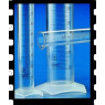 EPROUVETTE EN PMP GRADUATIONS BLEUES 500 ml / 5 ml