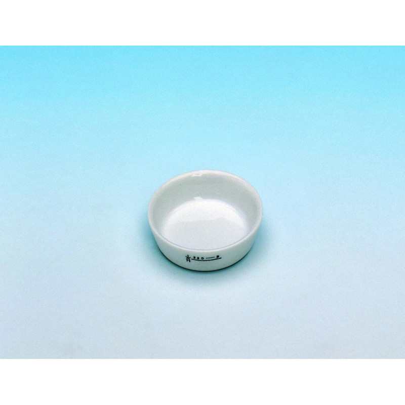 CREUSET DE COMBUSTION EN PORCELAINE FORME BASSE SANS BEC 5 ML