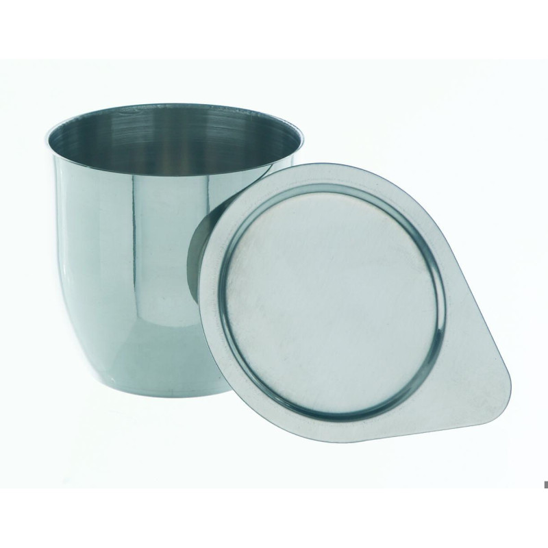 CREUSET EN INOX EPAISSEUR 1 mm SANS COUVERCLE, 70 ml DIAMETRE 50 mm