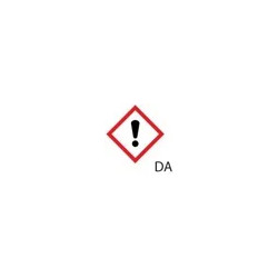 ETIQUETTE DE SECURITE TYPE GHS 07 DESCRIPTION ATTENTION IRRITANT ETIQUETTE 37 X 52 MM PAR 250