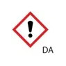 ETIQUETTE DE SECURITE TYPE GHS 07 DESCRIPTION ATTENTION IRRITANT ETIQUETTE 37 X 52 MM PAR 250