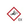 ETIQUETTE DE SECURITE TYPE GHS 01 DESCRIPTION ATTENTION EXPLOSIF ETIQUETTE 37 X 52 MM PAR 250