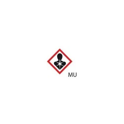 ETIQUETTE DE SECURITE TYPE GHS 08 DESCRIPTION DANGER NOCIF ETIQUETTE 37 X 52 MM PAR 250