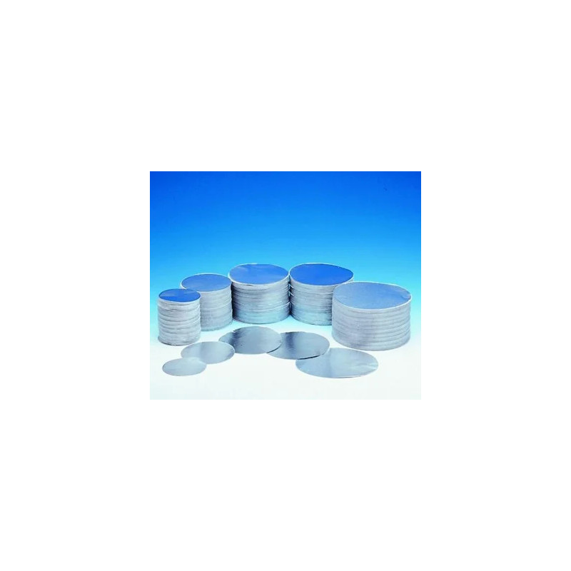 DISQUE EN ALUMINIUM AVEC PAPIER INTERCALAIRE DE PROTECTION EPAISSEUR 0,03 MM DIAMETRE 100 MM PAR 1000
