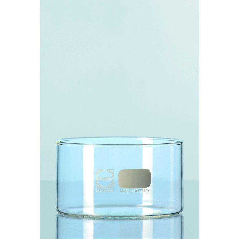 CRISTALLISOIR EN VERRE DURAN SANS BEC VERSEUR 900 ml DIAMETRE 140 mm x 75 mm