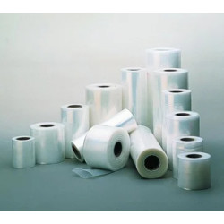 FILM PLASTIQUE EN POLYETHYLENE EPAISSEUR 100 MICRONS LARGEUR 250 mm ROULEAU DE 25 m