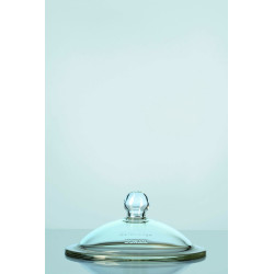 COUVERCLE A BOUTON POUR DESSICCATEUR EN VERRE DURAN DN 250 HAUTEUR 122 mm