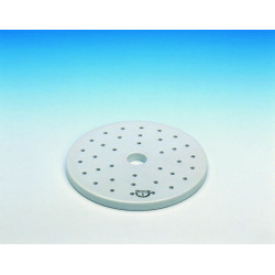 PLAQUE PERFOREE EN PORCELAINE DIAMETRE 140 mm POUR DESSICCATEUR 150mm