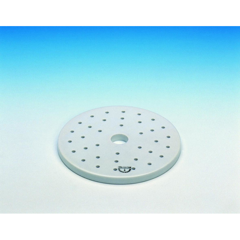 PLAQUE PERFOREE EN PORCELAINE DIAMETRE 235 mm POUR DESSICCATEUR 250 mm