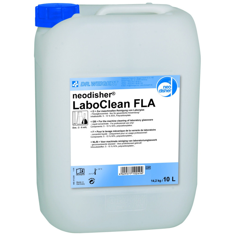 DETERGENT LIQUIDE INTENSIF FLA NEODISHER PAR 10 LITRES