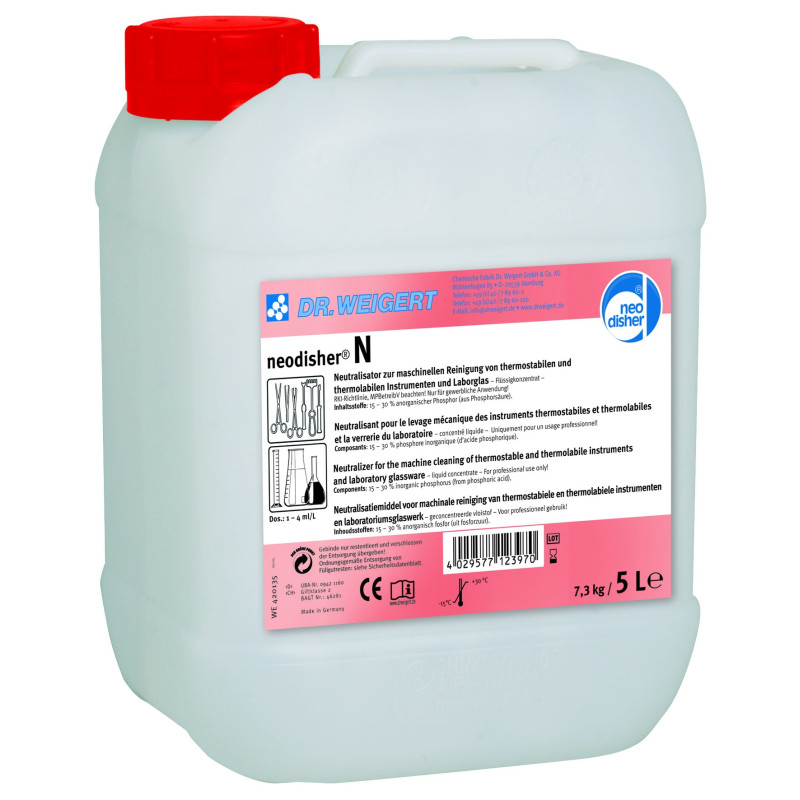 NEUTRALISANT ACIDE LIQUIDE NEODISHER N PAR 5 LITRES