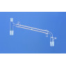 PONT DE DISTILLATION AVEC REFRIGERANT DE LIEBIG EN VERRE DURAN, RODAGES MALES ET FEMELLE, RACCORD A 